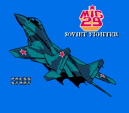 MiG-29: Soviet Fighter title screenshot